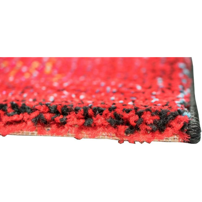 Килим сучасний килим для вітальні в клітинку кольоровий жовтий червоний синій зелений розмір 200 x 290 см 200 x 290 см жовтий, чер