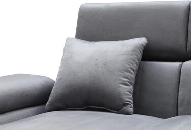 Кутовий диван OTTO, кутовий диван з функцією сну, пружинний каркас, регульовані підголівники, легкий механізм складання, функція ліжка, додаткове місце для зберігання, плюшевий зелений, лівий шезлонг зелений