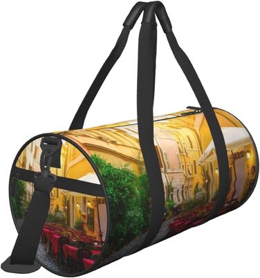 Універсальна дорожня сумка, італійська вінтажна спортивна сумка для чоловіків та жінок, сумка-мішок, спортивна сумка