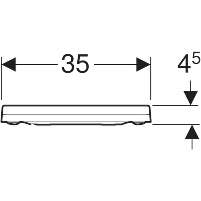 Шафа-купе Session 35x48 см Білий, 2