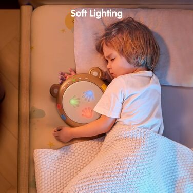 Дитяча музична електронна іграшка, Дитячий музичний барабан Музичні інструменти Сенсорна іграшка зі світлом і звуком, Музична ігра