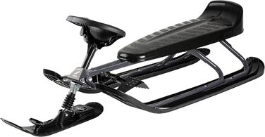 Санки STIGA Snowracer King Size GT двомісні, чорно-сірі