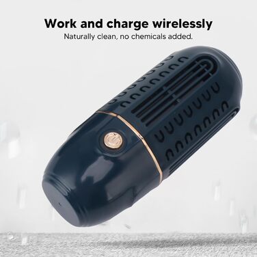 Машина для миття фруктів та овочів Focket, водонепроникність IPX7, 2400 мАг, портативний пристрій для чищення овочів та овочів, компактний автоматичний засіб для чищення фруктів та овочів для фруктів, овочів, рису (синій)