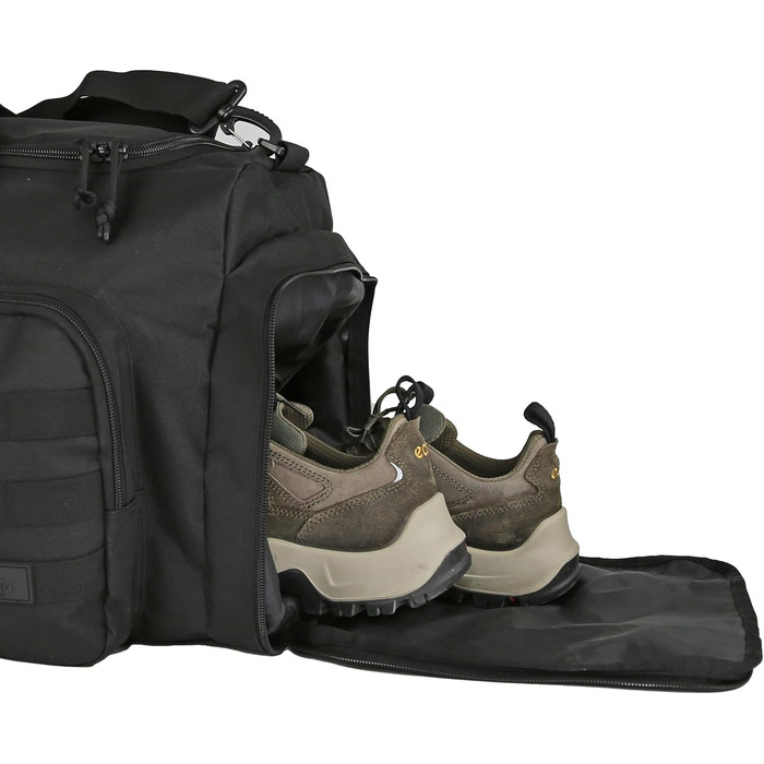 Суперякісна велика дорожня сумка об&39ємом 65 літрів, вантажна сумка з осіннім верхом для спортивного спорядження, лижного спорядження та обладнання, міцна та довговічна (чорна)