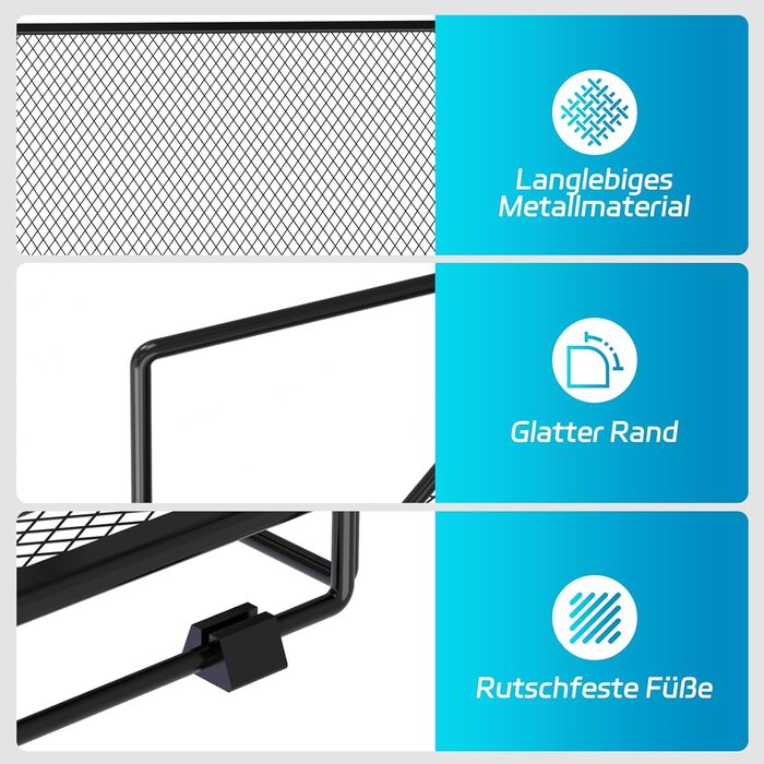 Органайзер для столу та аксесуари, 5-рівневий багатофункціональний тримач для ручок з шухлядою та відділеннями для зберігання, для офісу, школи, дому