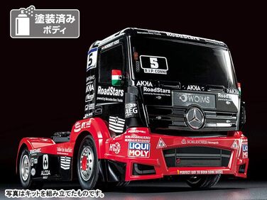 Радіокерований тягач Mercedes-Benz Actros MP4 (114), модель для збирання, хобі, конструктор TT-01E
