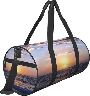 Спортивна сумка, дорожня сумка, пляжна сумка, з принтом, сумка на нічліг, чорна, універсальний розмір, сумка для подорожей