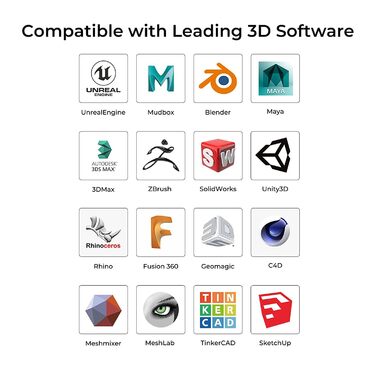 Сканер Creality CR-Scan Ferret 3D-сканер для 3D-друку та моделювання, ручний сканер зі швидкістю сканування 30 кадрів в секунду, т