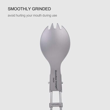 Кемпінгові столові прибори 2 в 1 ложка Виделка Портативний посуд для подорожей на відкритому повітрі Невеликий легкий столовий пос