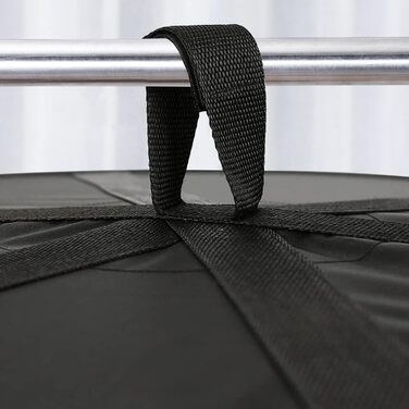 Сітка для сушіння трав Coopache чорна, 4-шарова сушарка для трав підвісна з S-подібними гачками, стійка для сушіння рослин на блис