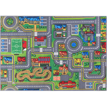 Килим для дитячої кімнати 95x133см, дитячий килим, ігровий килим вуличний для хлопчиків та дівчаток, килими для дитячої кімнати, с