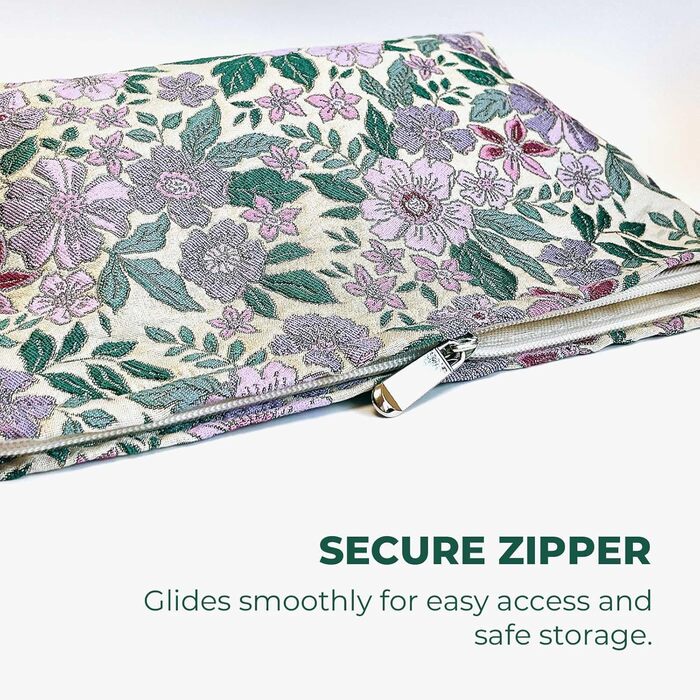 Косметичка Peachome з квітковим візерунком, жакардова тканина, вінтажна косметичка на блискавці, дорожня косметичка, подарунки для