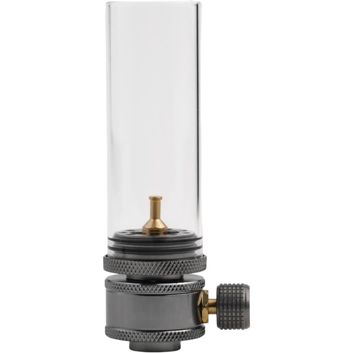 Ультралегкий кемпінговий газовий ліхтар з регульованим світлом, срібний, алюмінієвий, вуличний газовий ліхтар, ліхтар