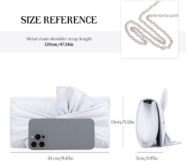 Елегантні атласні клатчі Fecialy для жінок, вечірня сумка з бантом, офіційні, для весільних вечірок та вечірок, сріблясте