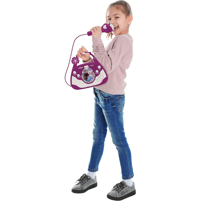 Караоке-сумка Lexibook Frozen K102FZ, мікрофон, зміна голосу