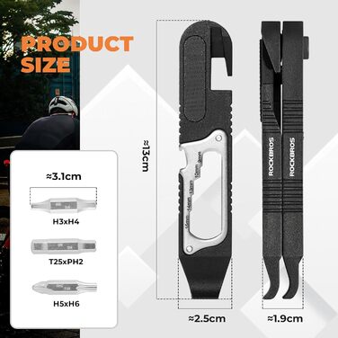 Велосипедний мультиінструмент ROCKBROS, 16-в-1