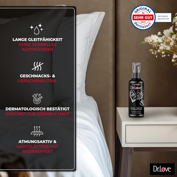 Лубрикант Dr.Love Premium силіконовий, 100 мл