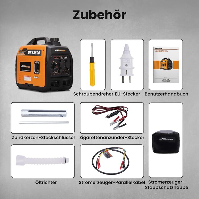 Інверторний електрогенератор 3300 Вт бензиновий супер тихий 4-х тактний з розетками USB і 230В Легкий як аварійний генератор резер