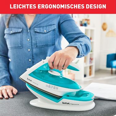 Акумуляторна парова праска Tefal FV6520 Freemove Air 2400 Вт 25 г / хв безперервної пари 115 г / хв парового удару Акумуляторна те