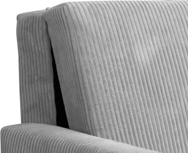 Диван Mirjan24 Viva Bis Premium II з функцією сну, 2-місний м&39який диван з ящиком для зберігання речей, включаючи подушки, розкладний диван, комплект диванів, диван-ліжко, гарнітур для вітальні, тканина вельвет (Poso 05)