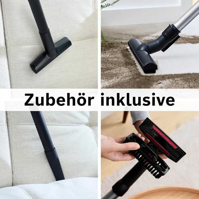 Безмішковий пилосос Bosch серії 6 BGC4SIL, пилосос, ідеально підходить для алергіків, гігієнічний фільтр, для паркету, килима, пли