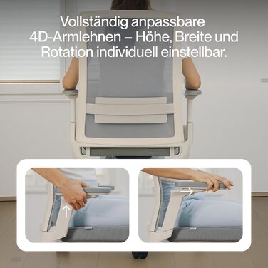 Активне офісне крісло матово-чорного кольору ПЕРЕМОЖЕЦЬ ТЕСТУ Ергономічне офісне крісло з функцією нахилу сидіння та адаптивною поперековою опорою Повністю регульоване офісне крісло для оптимального положення сидіння Обертове крісло матово-чорного кольору