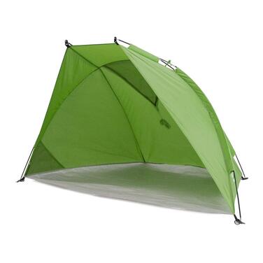 Пляжний намет для активного відпочинку Helios Air - туристичний пляжний намет із захистом від ультрафіолету 80 та вікном, що закривається, пляжний намет для подорожей (зелений)