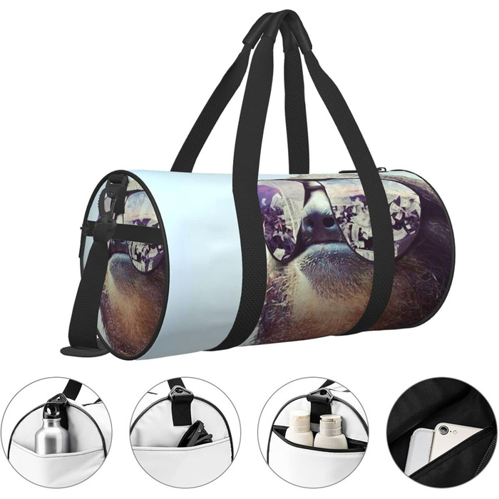 Дорожня сумка-мішок Ледачий турист з сонцезахисними окулярами, спортивна сумка для чоловіків та жінок