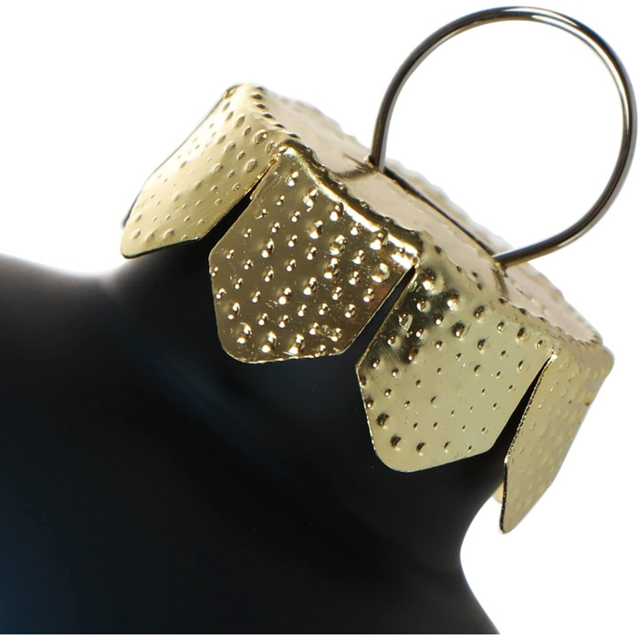 Різдвяні кульки 24 шт темно-сині com-four