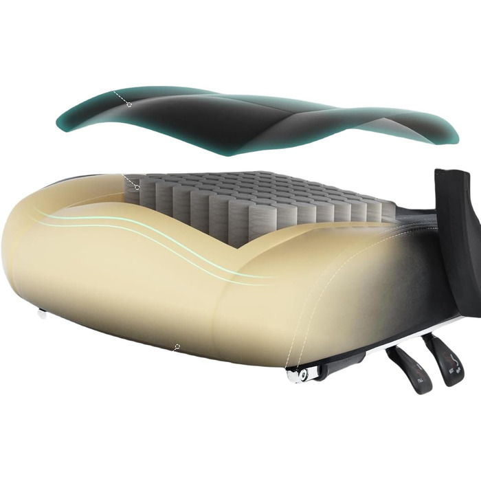 Ігрове крісло Dowinx з підігрівом та масажем поперекової опори, ігрове крісло з пружинними подушками та підставкою для ніг, крісло для ПК з високою спинкою для дорослих, темне