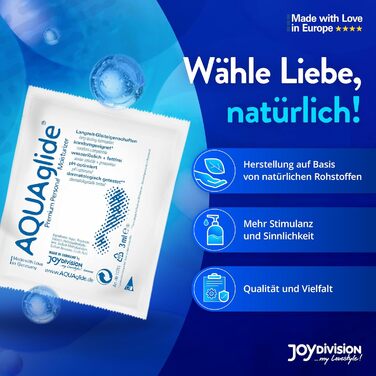Інтимний лубрикант JOYDIVISION AQUAglide Natural, 50×3 мл