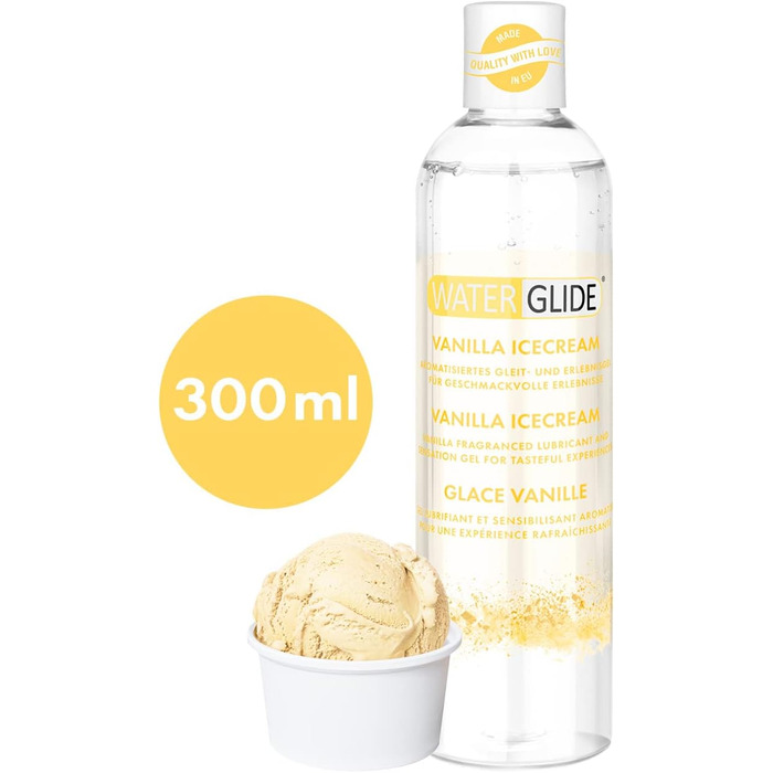 Лубрикант Waterglide на водній основі з ароматом ванілі, 300 мл