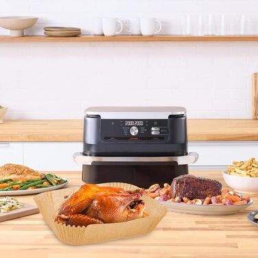 Аксесуари для фритюрниці Ninja Foodi Flexdrawer 10.4 л AF500DE.150 шт. Папір для випічки аерофритюрниці Папір для випічки для ніндзя AF500EU, також сумісний з Instant 8.5 л і Duronic 10 л