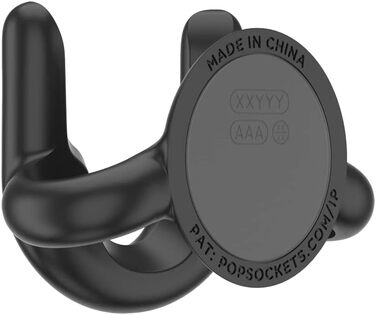 Багатоповерхневий тримач PopMount 2 для смартфонів і планшетів з функцією гучного зв'язку в автомобілі, вдома та в офісі - чорна п