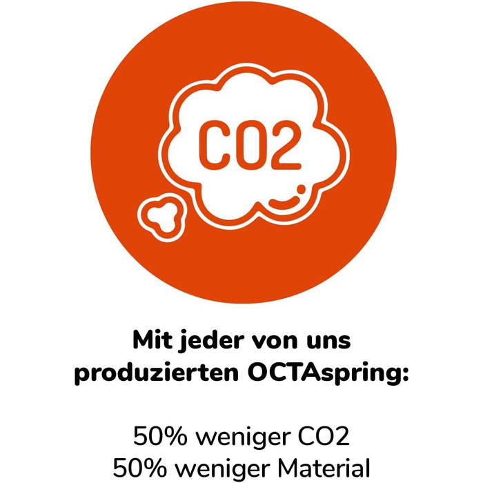 Розумна подушка OCTASLEEP 40x80 см - дихаюча та охолоджувальна подушка для сну - подушка з чохлом - ергономічна адаптація до голови та шиї - подушка для шиї