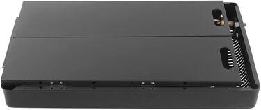 Складаний газовий обігрівач White by Brigros DA-201, інфрачервоний, п&39єзорозпал, підходить для зрідженого газу/бутану/пропану, відділення для газового балона до 15 кг, система ODS, 4200 Вт, чорний