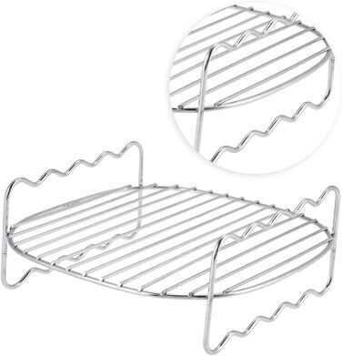 Стійка для фритюрниці Ninja, шампури Деко для випікання для штабельованої фритюрниці Cosori 3.8 л Заміна решітки для барбекю двошарова