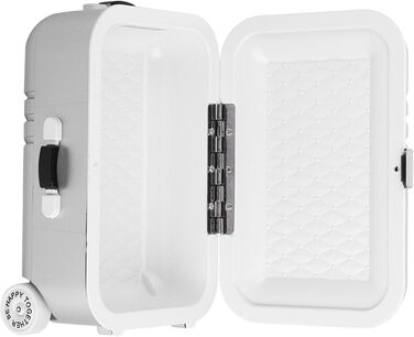 Мила міні-валіза SUNGOOYUE з пластику, рожево-срібляста, для подорожей та іграшок