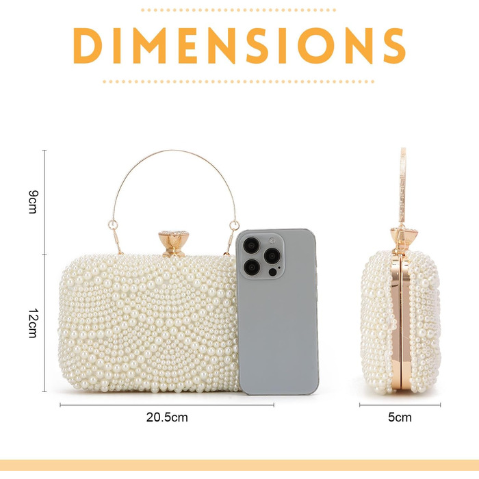 Жіноче перлове клатч-схвачення, елегантні весільні сумочки, вечірня сумочка, сумочка для нареченої, сумка на ланцюжку для вечірки та випускного, біла