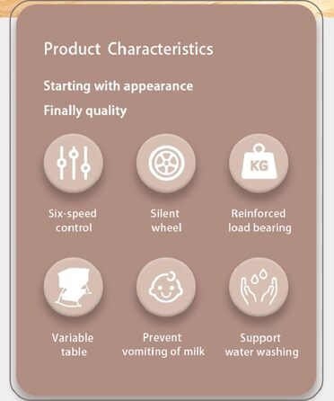 Дитяче ліжечко/дорожнє ліжечко GLOKID 3-в-1, дитячі ліжечка, з колесами, шестирівневе регулювання висоти, колиска, регулювання висоти та нахилу матраца (золотисто-сірий)