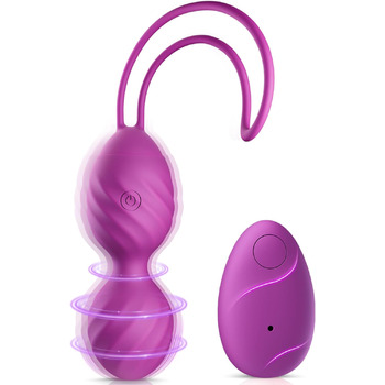 Набори вібраторів для жінок, водонепроникні вібратори-кулі, кульки Кегеля для підтягування вагінальна підтяжка, стимуляція точки G та клітора, секс-іграшки для сексу з бездротовим пультом дистанційного керування