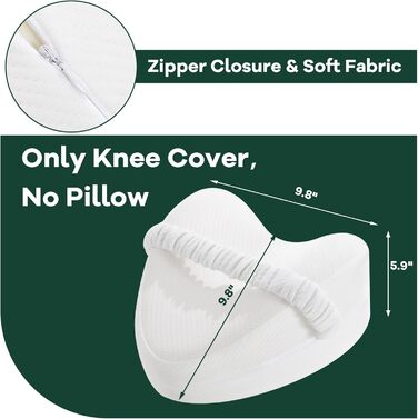 Змінні накладки на подушки для ніг, Тільки накладки на подушки для колін Наволочка для подушки для колін у формі серця, Синьо-білий/Розкішний сад 2 шт., 2 шт.