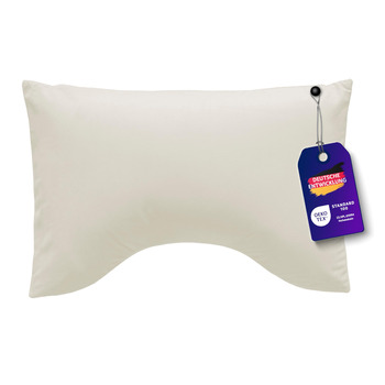 Ексклюзивна спеціальна подушка для сну Traumnacht з в&39язкопружною піною, що знімає тиск, 40 x 60 см, сертифікована Oeko-Tex, виготовлена за німецькими стандартами якості, (1 упаковка), кремова