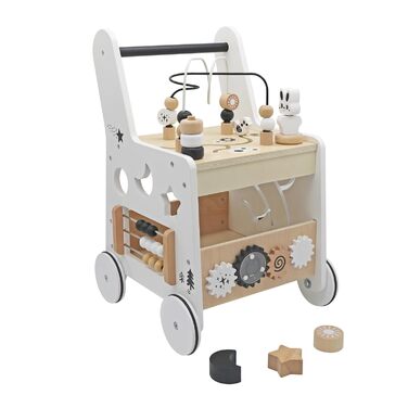 Дерев&39яні ходунки-кубики для немовлят 33 x 33 x 47 см Білий