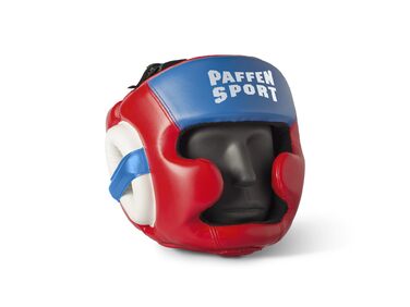 Головний убір Paffen Sport Kids для тренувань з боксу, кікбоксингу, муай-тай червоний/синій/білий