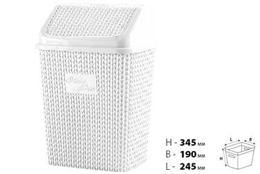 Контейнер для сміття VIOLET HOUSE WHITE Віолетта (6513165)