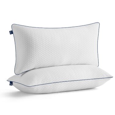 Подушка BedStory 40x80 з регульованим наповнювачем Мікрофібра 950 г x 2, комфортна для готелів Сертифіковано Oeko-TEX 100 Дихаюча та придатна для прання в пральній машині Для дивана усіх положень для сну 4080 см