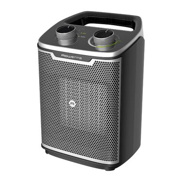 Тепловентилятор Rowenta Intense Comfort, 2 рівні потужності, керамічна технологія, компактні розміри, термостат, особливо тихий, ручка для перенесення, чорний, SO9330F0 Клас енергоспоживання A 35 кв. м Кераміка