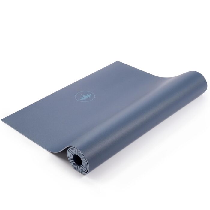 Килимок для йоги LOTUSCRAFTS Arise, нековзний, зроблено в Іспанії, килимок для йоги з натурального каучуку, 185 x 65 x 0,4 см, колір індиго