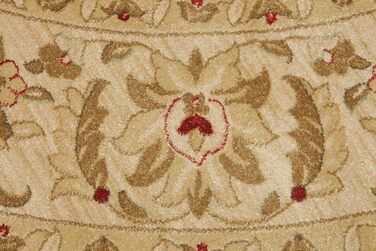 Килим із середнім ворсом, 300 см, круглий, східний килим Ziegler, Oeko-Tex Standard 100, передпокій, спальня, кухня, вітальня, чер